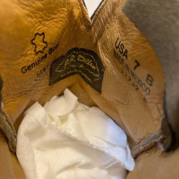 J B Dillon Women’s Cowboy western boots size 7B  great condition clean interior - Picture 5 of 9